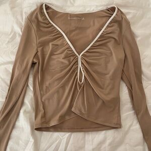 Abercrombie brown top
